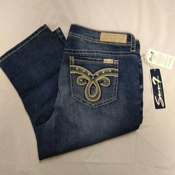 NWT Seven7 denim capris - Picture 2 of 5